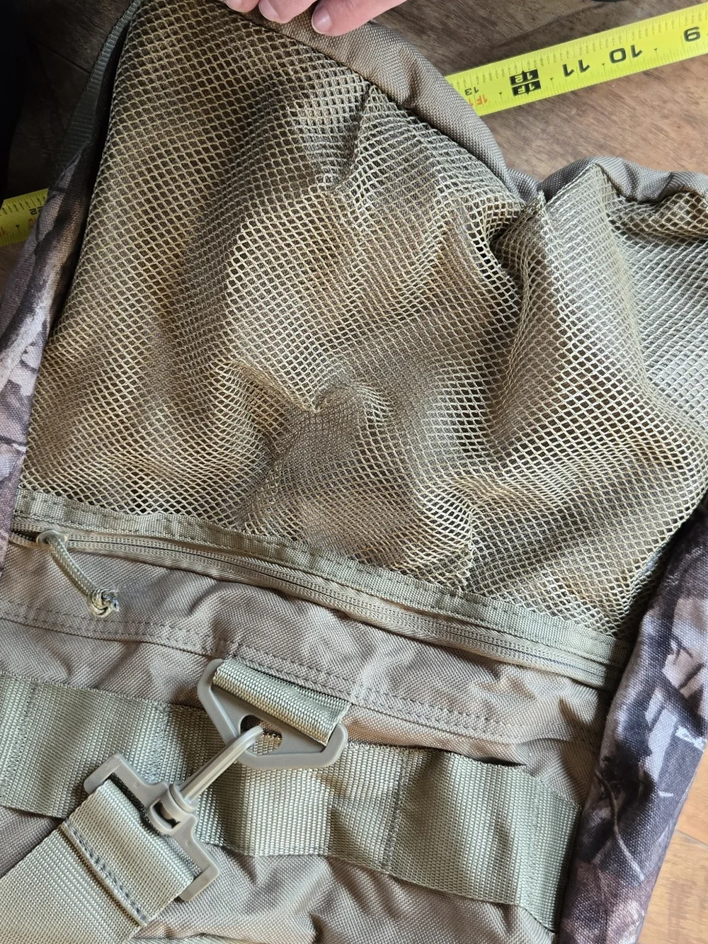 Remington Realtree Camo Duffel Bag with Olive Handles